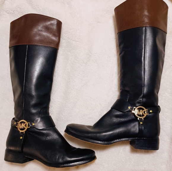 MICHAEL KORS Women's FULTON HARNESS BOOTS Size 10 SOLD OUT in Department Stores - Picture 6 of 7